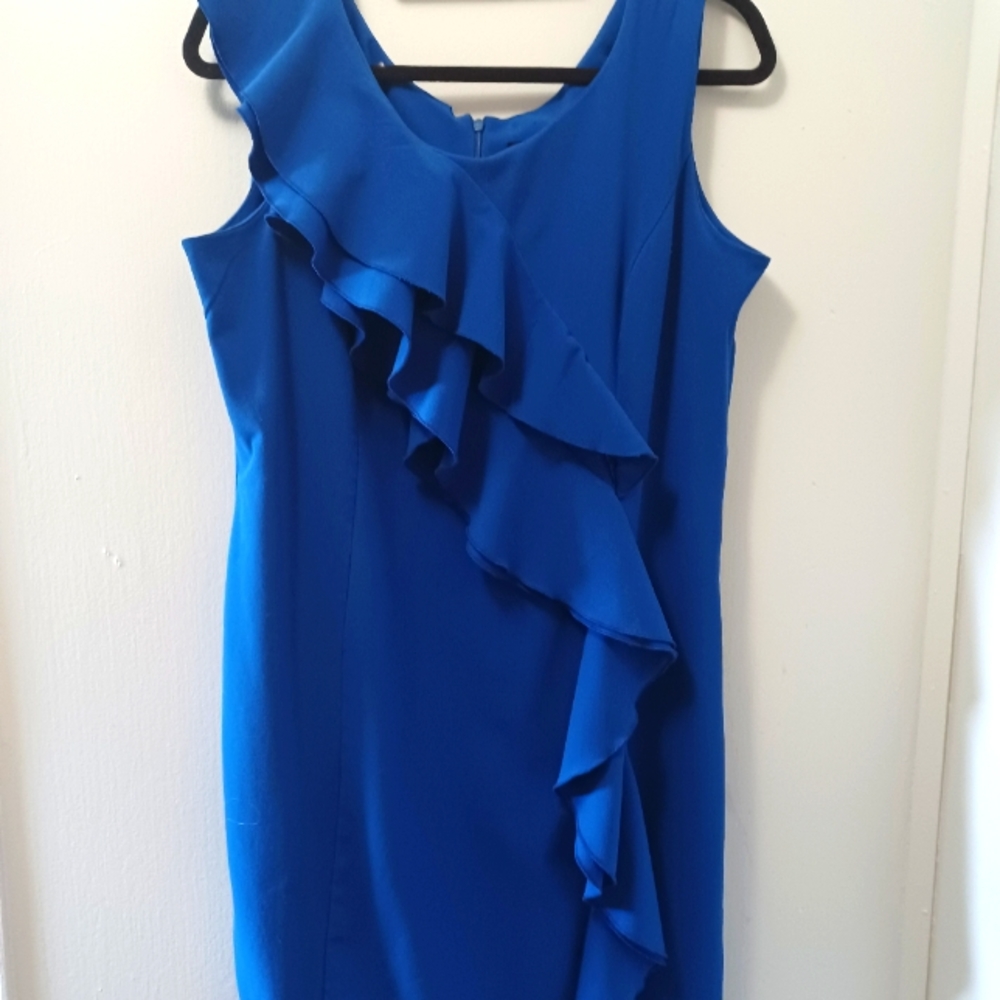 Dress blue coctail size 14 xl